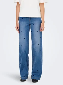 ONLMADISON-ROYAL Vita alta Wide Leg Fit Jeans