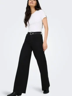 ONLMADISON-ROYAL Vita alta Wide Leg Fit Jeans
