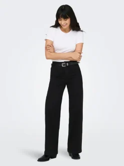 ONLMADISON-ROYAL Vita alta Wide Leg Fit Jeans