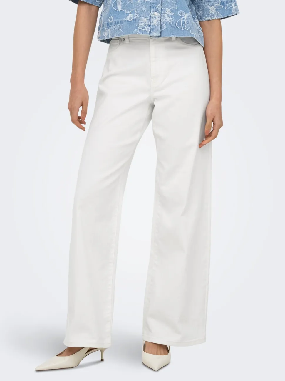 ONLMADISON-SILLE Vita alta Wide Leg Fit Jeans