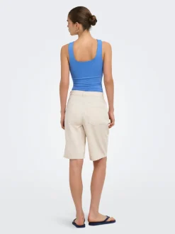 ONLMATE-SILLA Loose Fit Bermuda in jeans