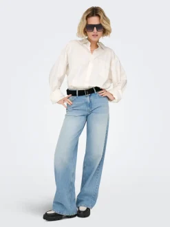 ONLMAYA Vita media Wide Leg Fit Jeans