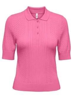 ONLMEDDI Capo in maglia con colletto polo