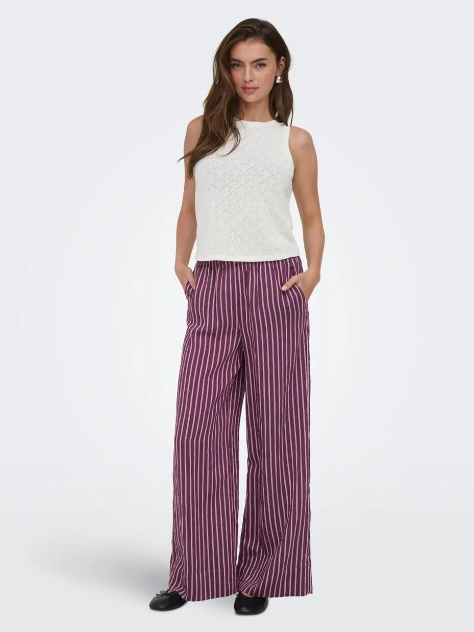 ONLMELDOLA Wide Leg Fit Pantaloni