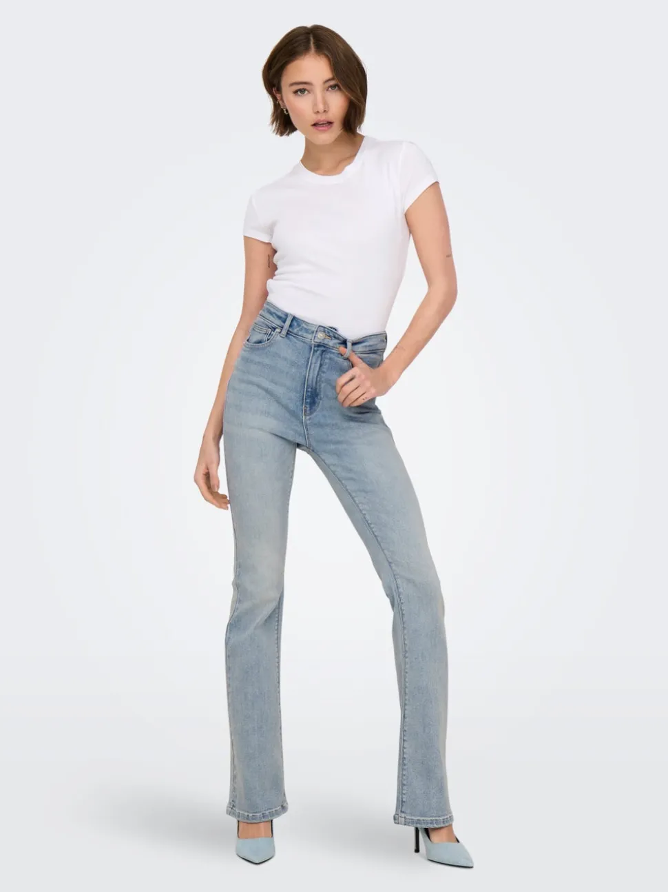 ONLMILA Vita alta Flared Fit Jeans