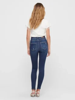 ONLMILA Vita alta Skinny Fit Lunghezza alla caviglia Jeans