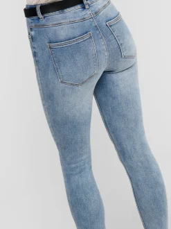 ONLMILA Vita alta Skinny Fit Lunghezza alla caviglia Jeans
