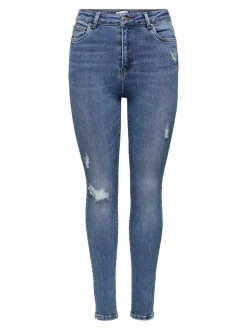 ONLMILA Vita alta Skinny Fit Lunghezza alla caviglia Jeans