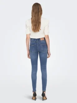 ONLMILA Vita alta Skinny Fit Lunghezza alla caviglia Jeans