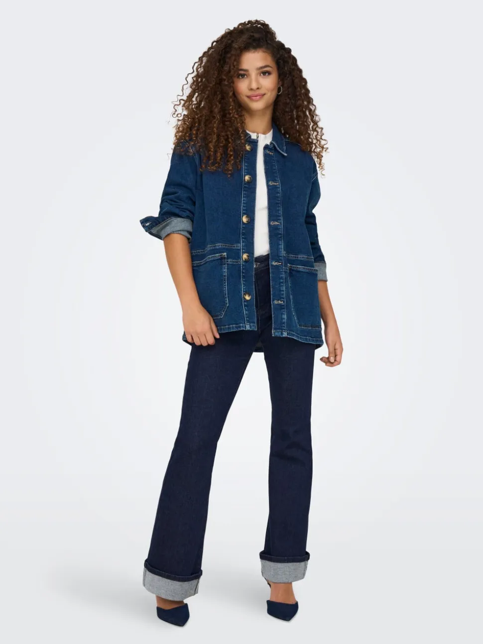 ONLMILA Vita media Flared Fit Jeans