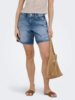 ONLMILTON Vita media Regular Fit Bermuda in jeans