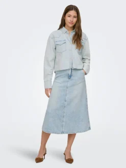 ONLMINDY Denim Gonna in jeans Gonna lunga