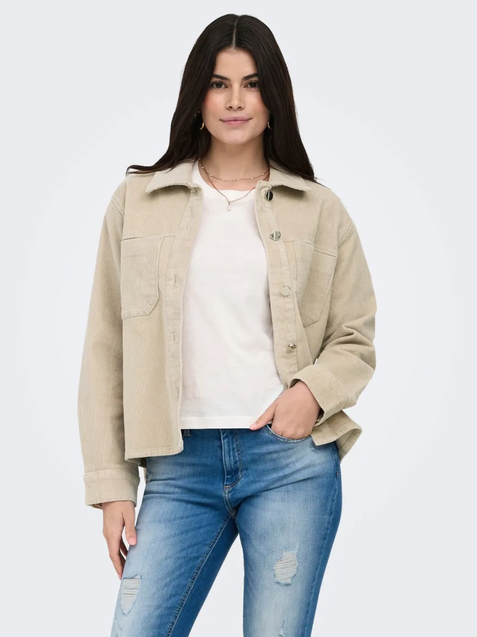 ONLMIRA-GLOBAL Camicia di velluto