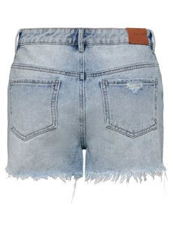ONLPACY Vita alta Regular Fit Bermuda in jeans