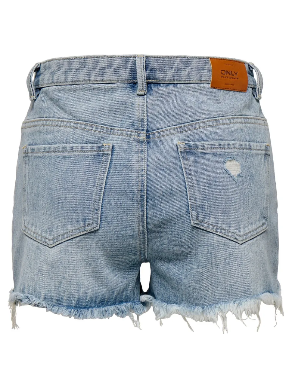 ONLPACY Vita alta Regular Fit Bermuda in jeans