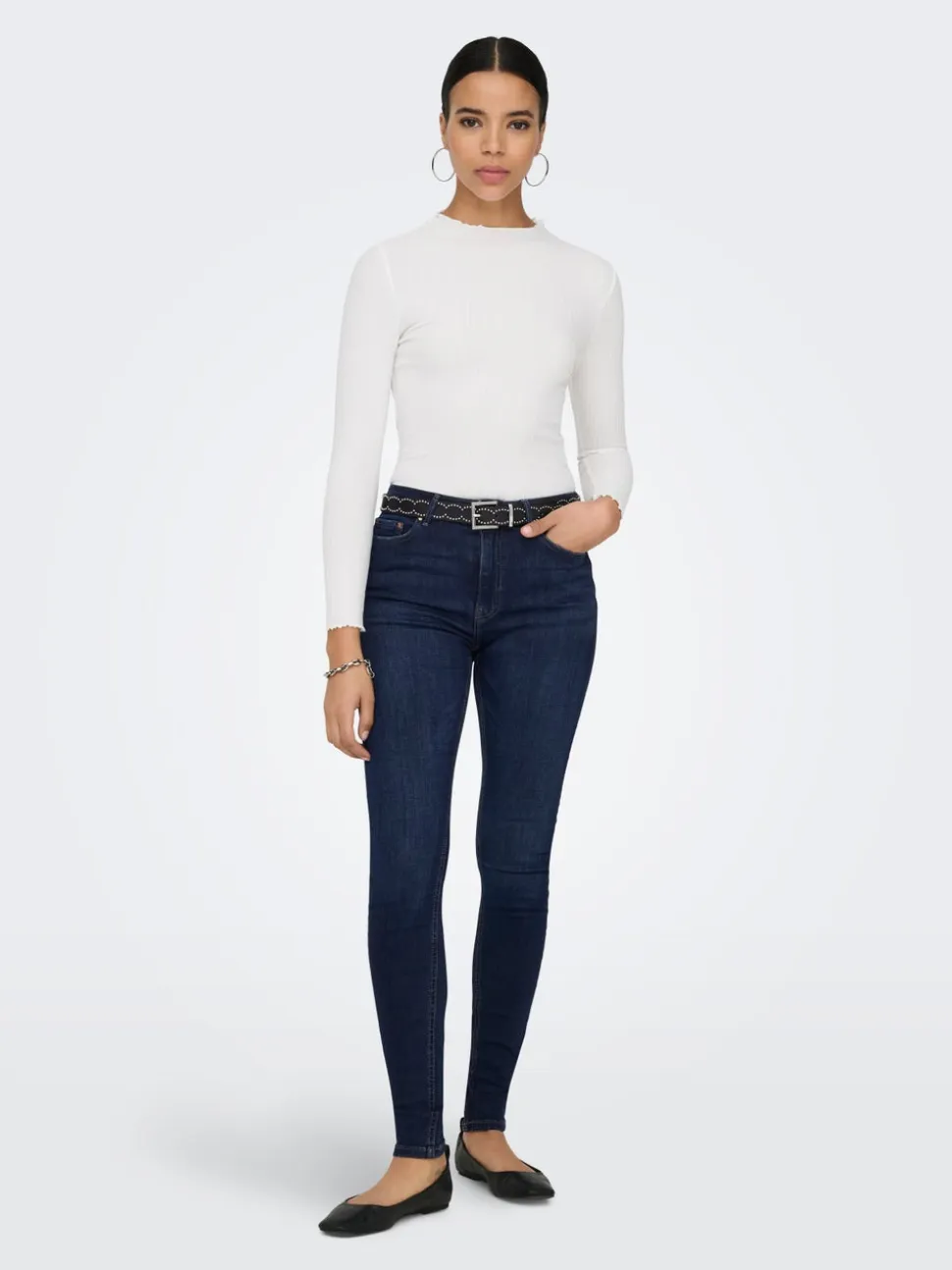 ONLPAOLA Vita alta Skinny Fit Jeans