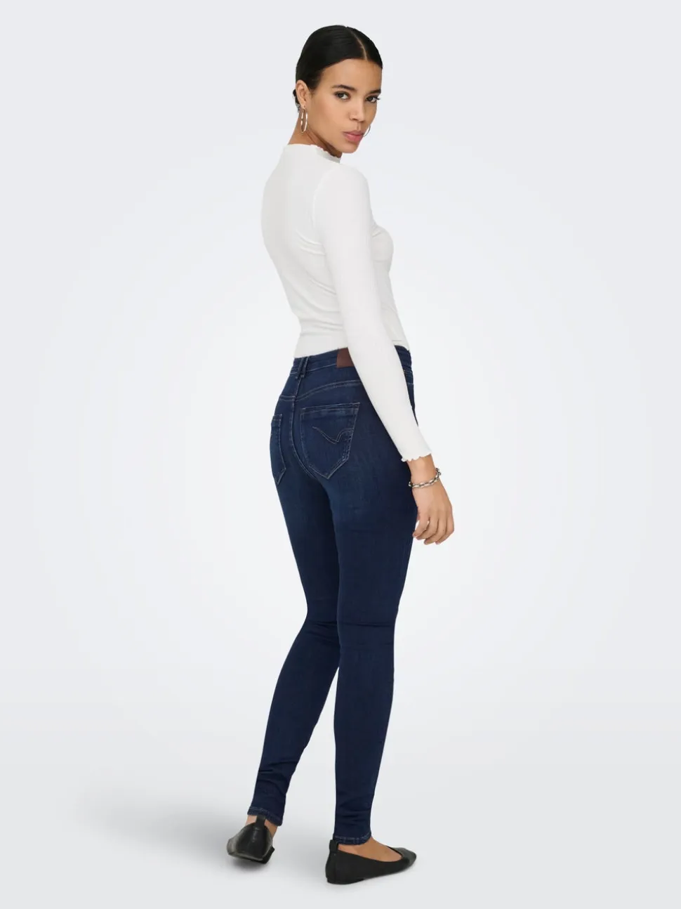 ONLPAOLA Vita alta Skinny Fit Jeans