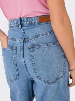 ONLPAULINA Vita alta Baggy Fit Jeans