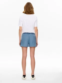 ONLPEMA Vita media Relaxed Fit Bermuda in jeans