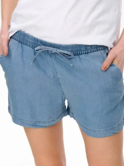 ONLPEMA Vita media Relaxed Fit Bermuda in jeans