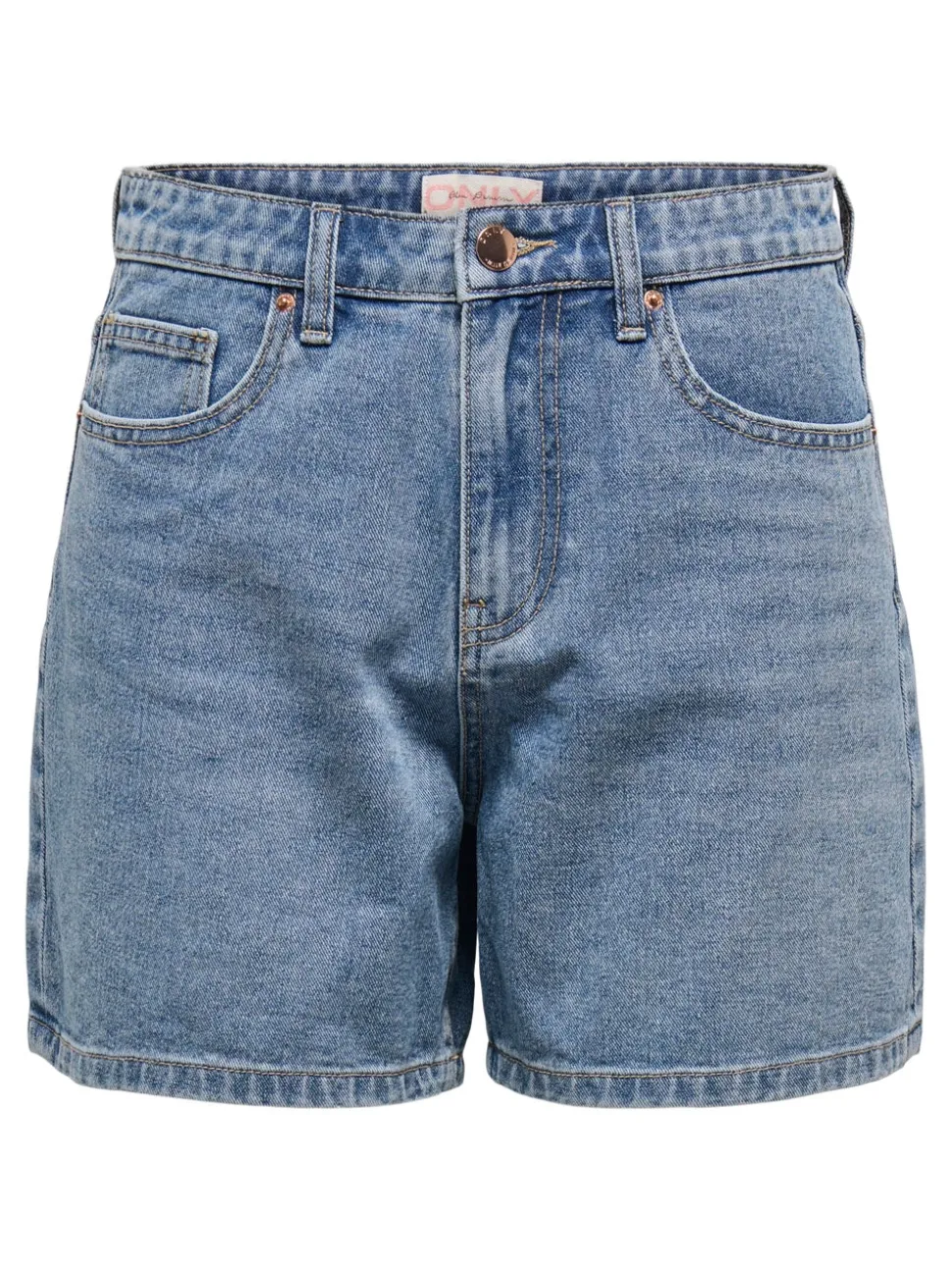 ONLPHINE Vita alta Regular Fit Bermuda in jeans