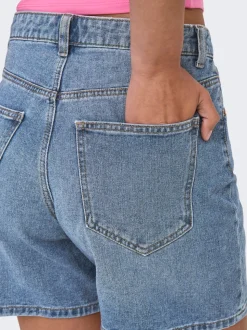 ONLPHINE Vita alta Regular Fit Bermuda in jeans