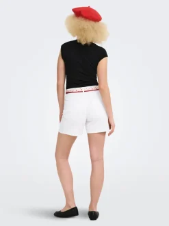 ONLPHINE Vita alta Regular Fit Bermuda in jeans