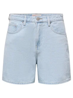 ONLPHINE Vita alta Regular Fit Bermuda in jeans