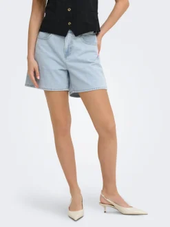 ONLPHINE Vita alta Regular Fit Bermuda in jeans
