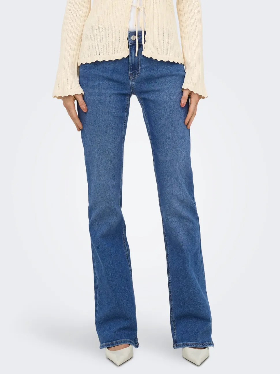 ONLPHOEBE Vita bassa Flared Fit Jeans
