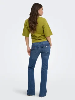 ONLPHOEBE Vita bassa Flared Fit Jeans