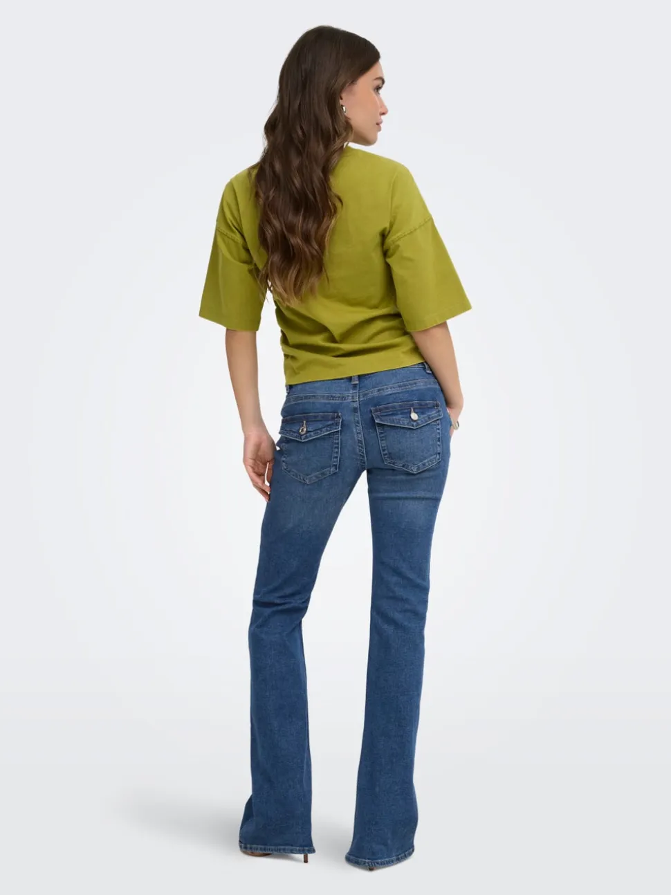 ONLPHOEBE Vita bassa Flared Fit Jeans