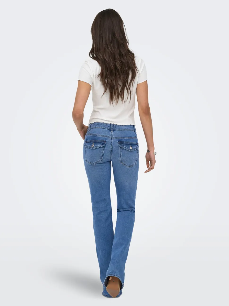 ONLPHOEBE Vita bassa Flared Fit Jeans