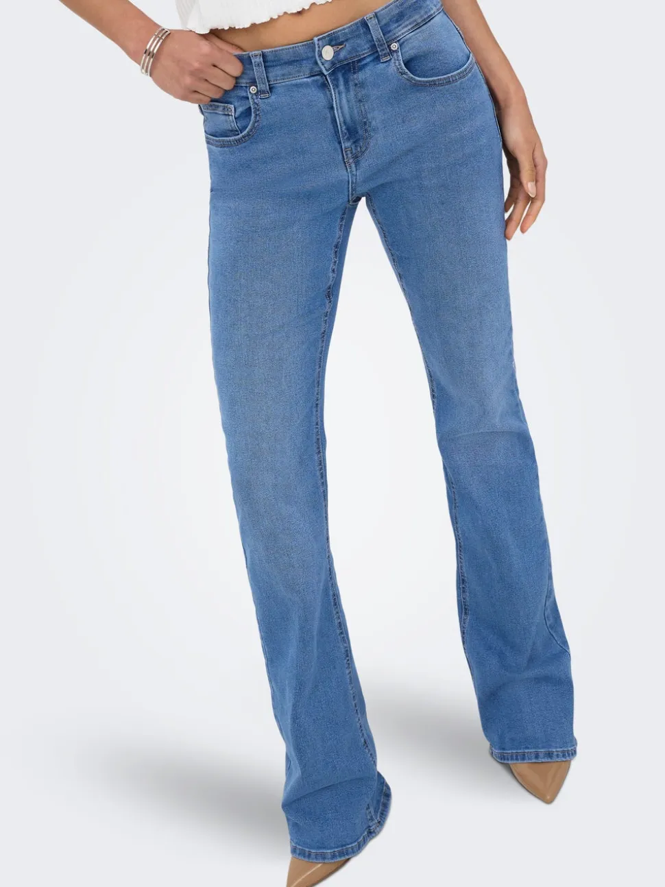 ONLPHOEBE Vita bassa Flared Fit Jeans