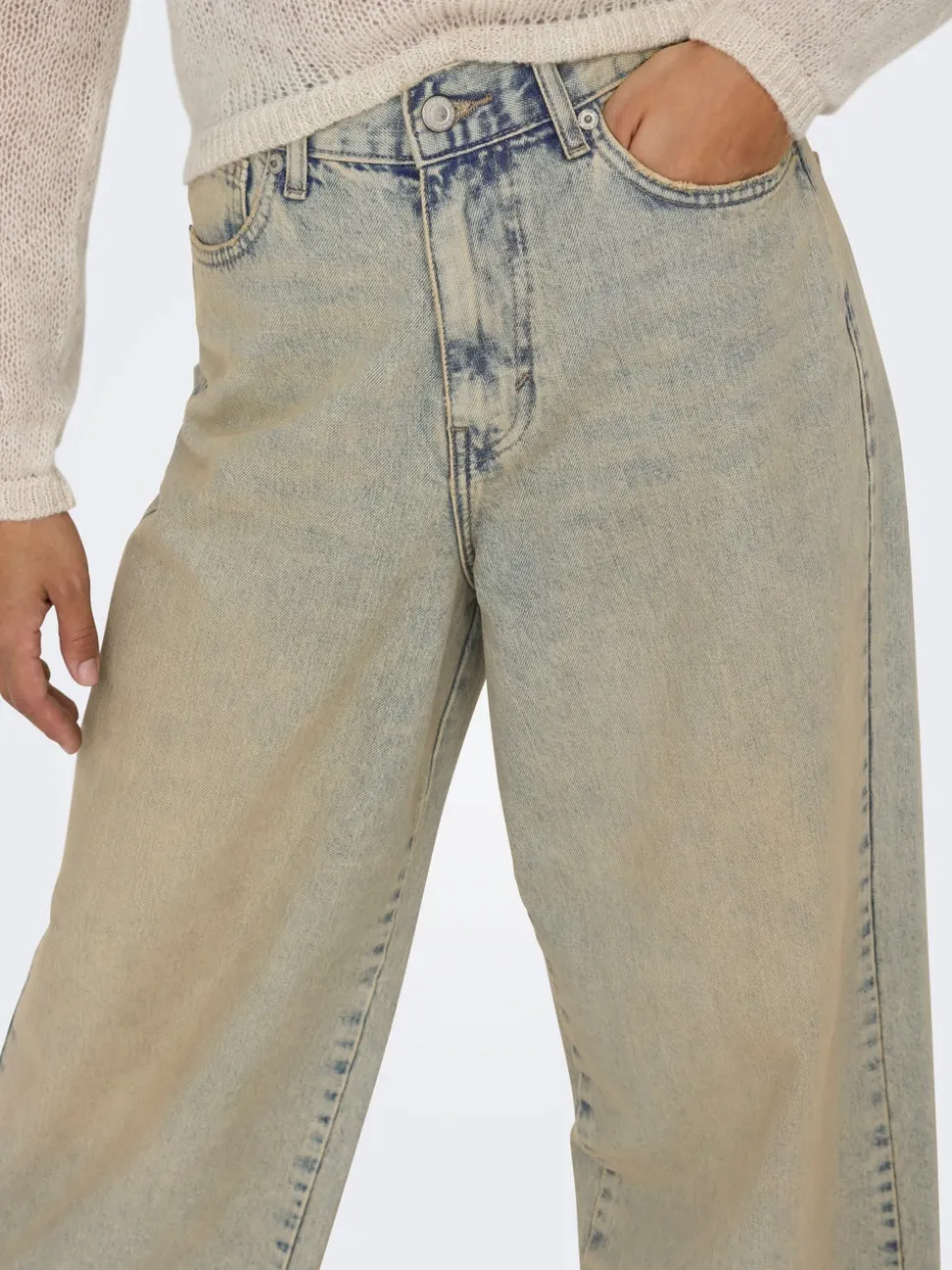 ONLPIPER-SONIC Vita alta Wide Leg Fit Jeans