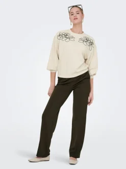ONLPOPTRASH-SUKI Loose Fit Pantaloni a gamba larga