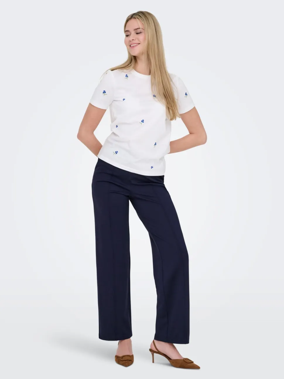 ONLPOPTRASH-SUKI Loose Fit Pantaloni a gamba larga
