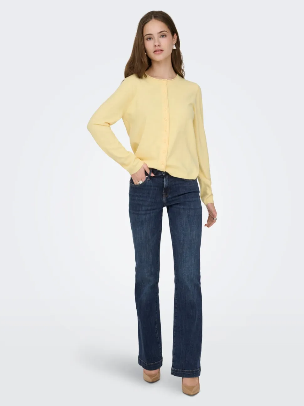 ONLPOWER Vita media Flared Fit Jeans