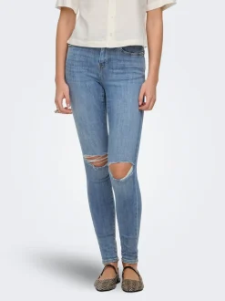 ONLPOWER Vita media Skinny Fit Lunghezza alla caviglia Jeans