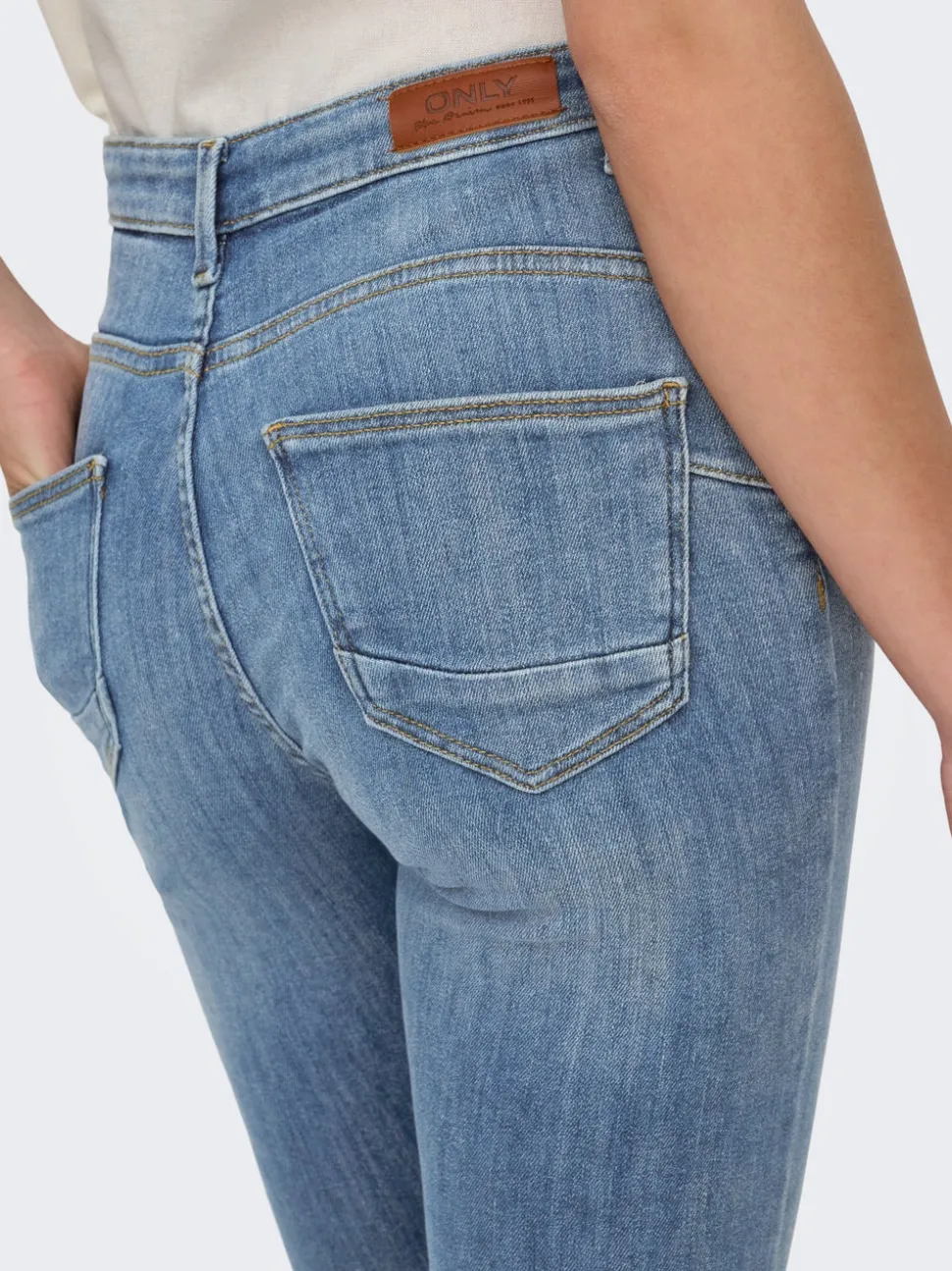 ONLPOWER Vita media Skinny Fit Lunghezza alla caviglia Jeans