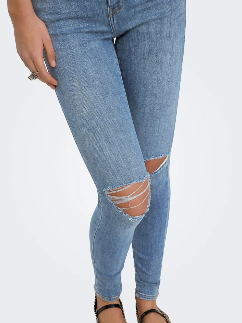 ONLPOWER Vita media Skinny Fit Lunghezza alla caviglia Jeans