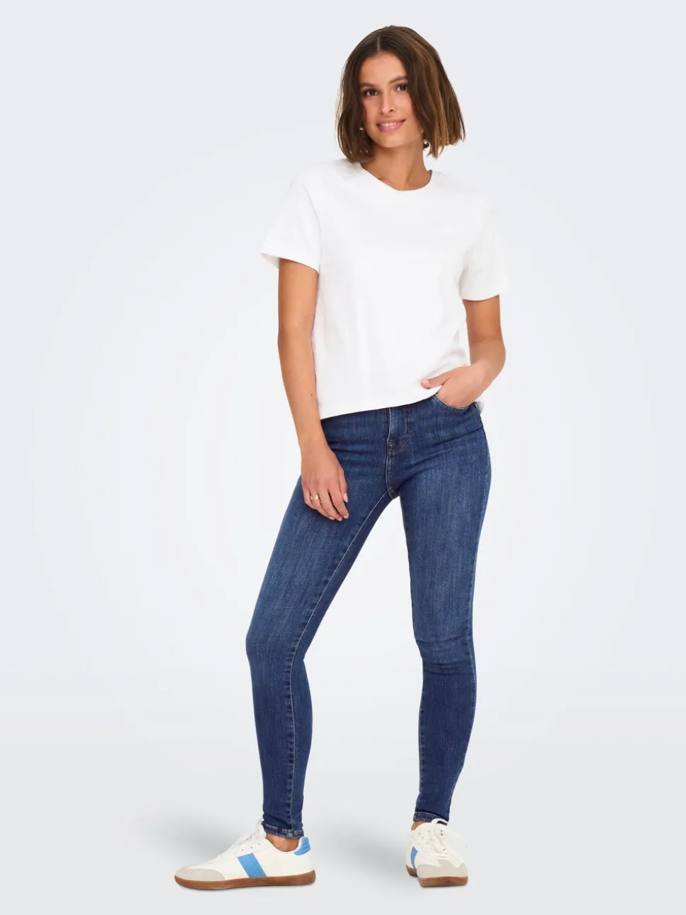 ONLPOWER Vita media Skinny Fit Jeans
