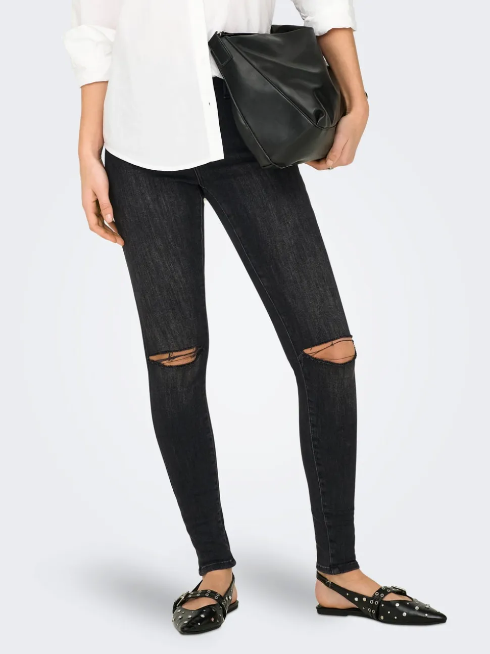 ONLPOWER Vita media Skinny Fit Lunghezza alla caviglia Jeans