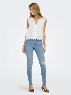 ONLPOWER Vita media Skinny Fit Jeans