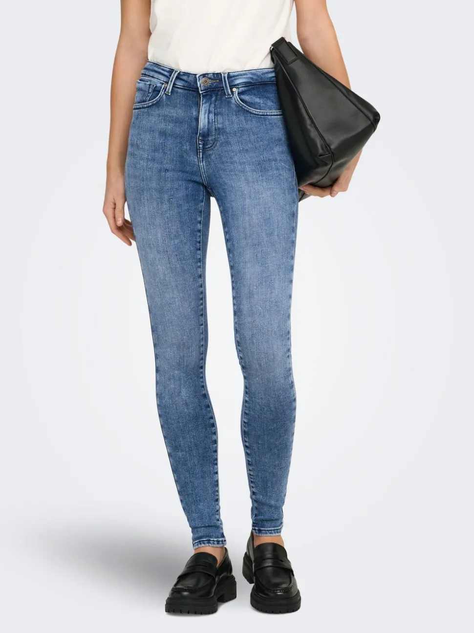 ONLPOWER Vita media Skinny Fit Jeans