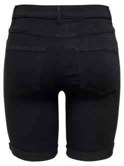 ONLRAIN Vita media Bodycon Fit Bermuda in jeans