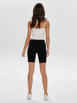 ONLRAIN Vita media Bodycon Fit Bermuda in jeans