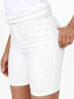 ONLRAIN Vita media Bodycon Fit Bermuda in jeans