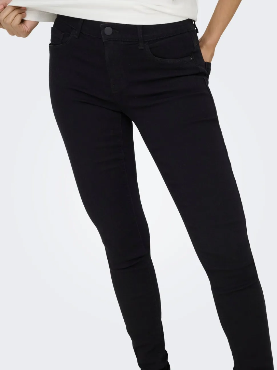 ONLRAIN Vita media Skinny Fit Jeans