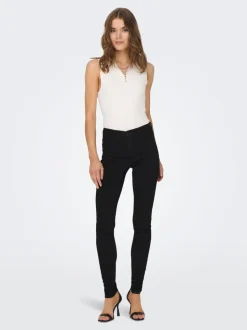 ONLRAIN Vita media Skinny Fit Jeans